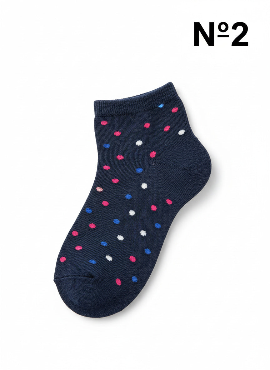 Chaussettes courtes colorées différents modèles