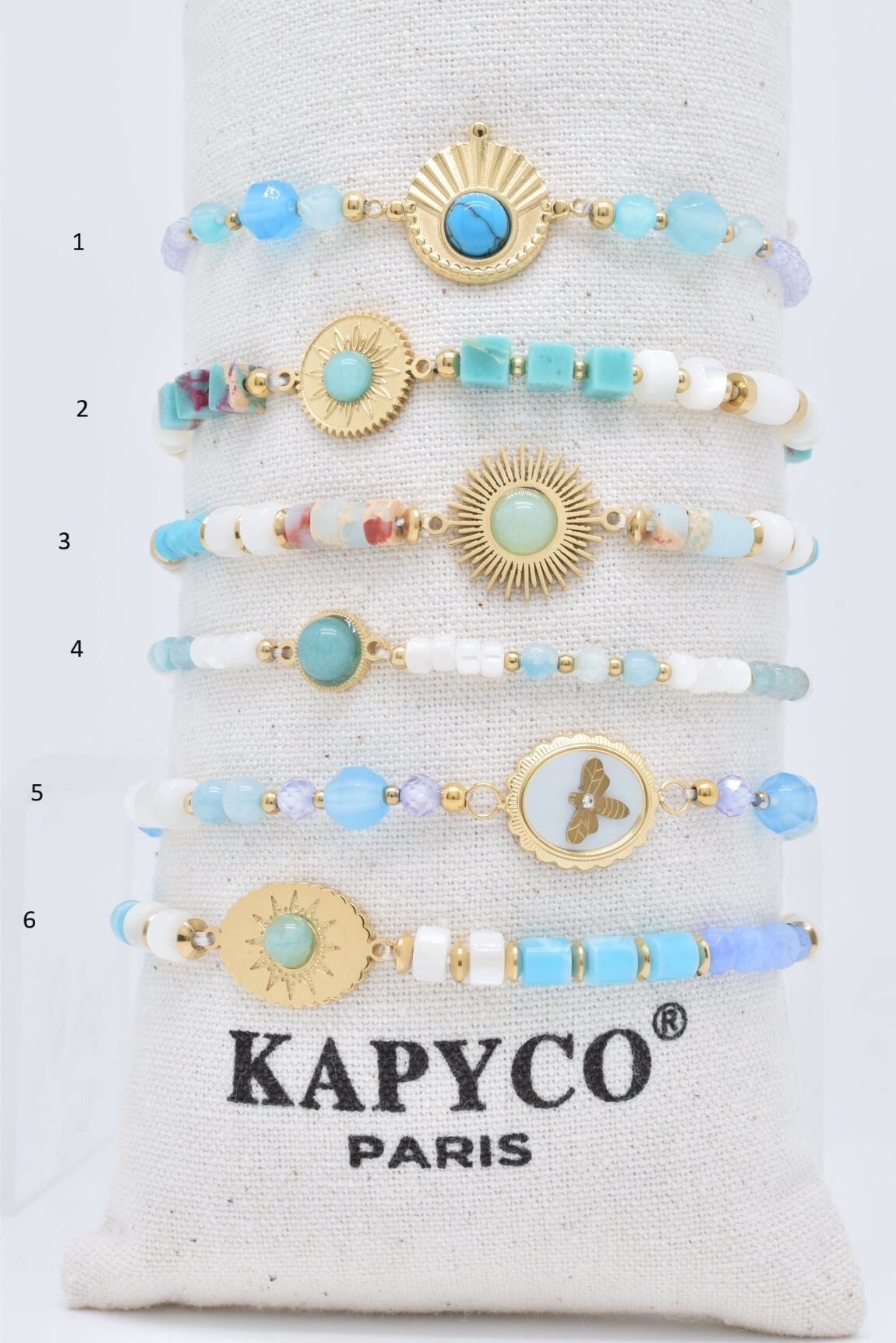 Bracelet en acier inoxydable Kapyco Paris