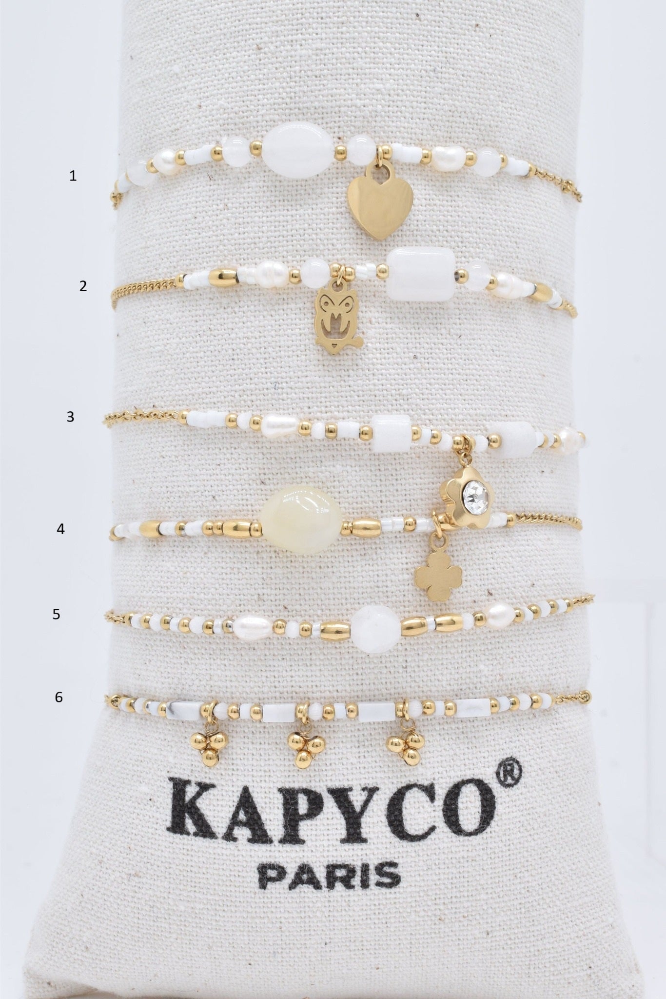 Bracelet en acier inoxydable Kapyco Paris