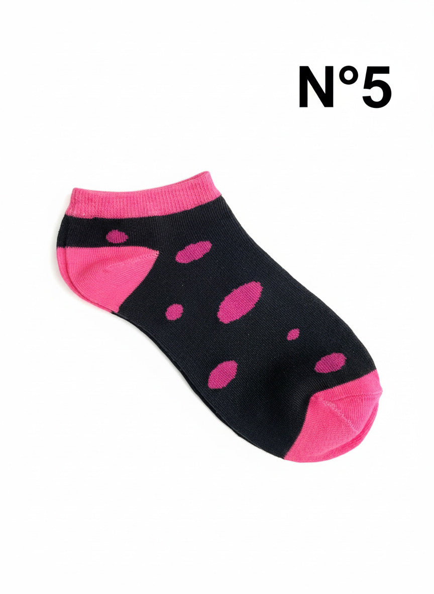 Chaussettes courtes colorées différents modèles