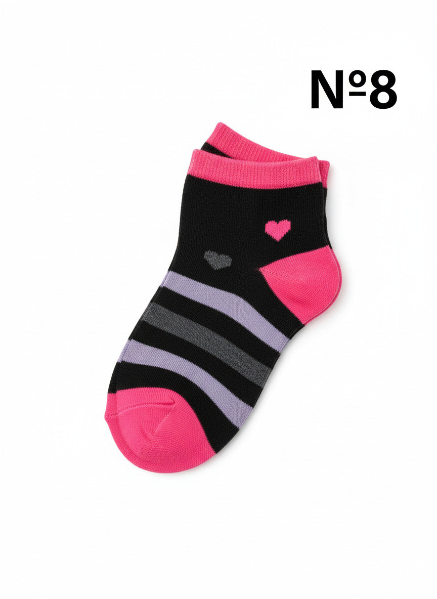 Chaussettes courtes colorées différents modèles