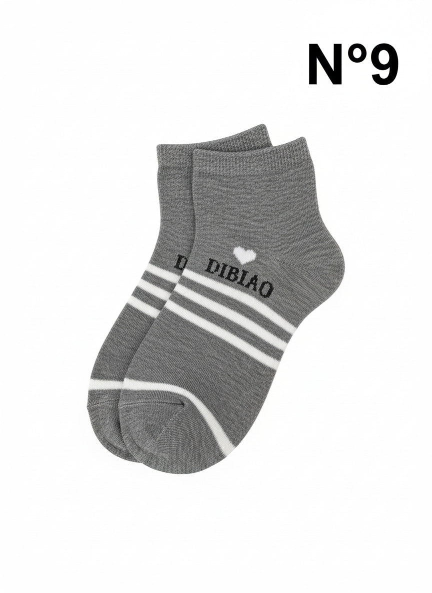 Chaussettes courtes colorées différents modèles