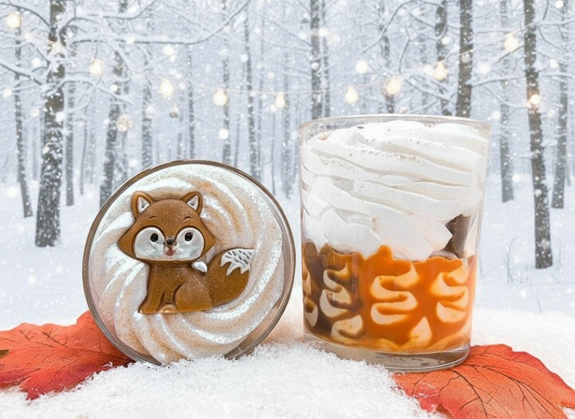 Bougie artisanale miel et noix