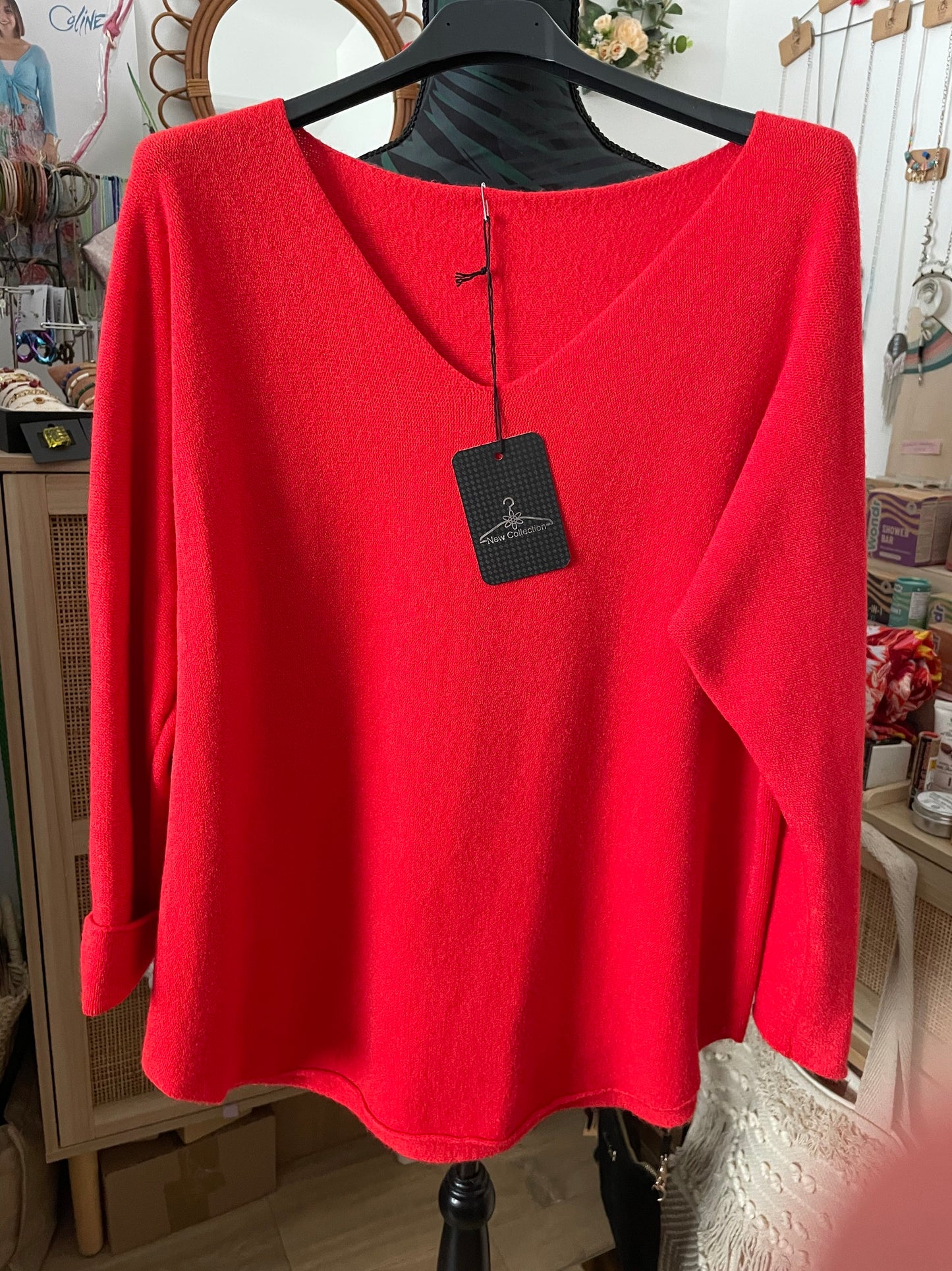 Pull différentes couleurs, réversible