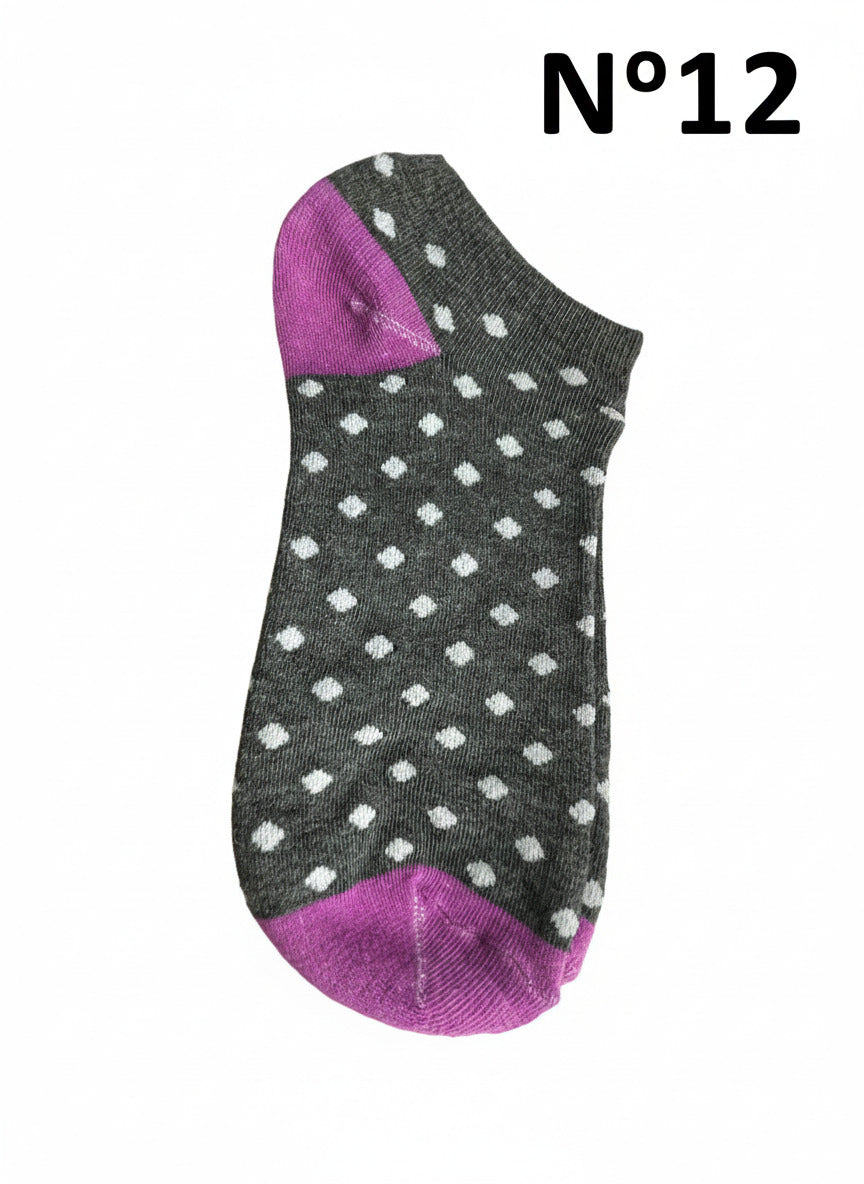 Chaussettes courtes colorées différents modèles