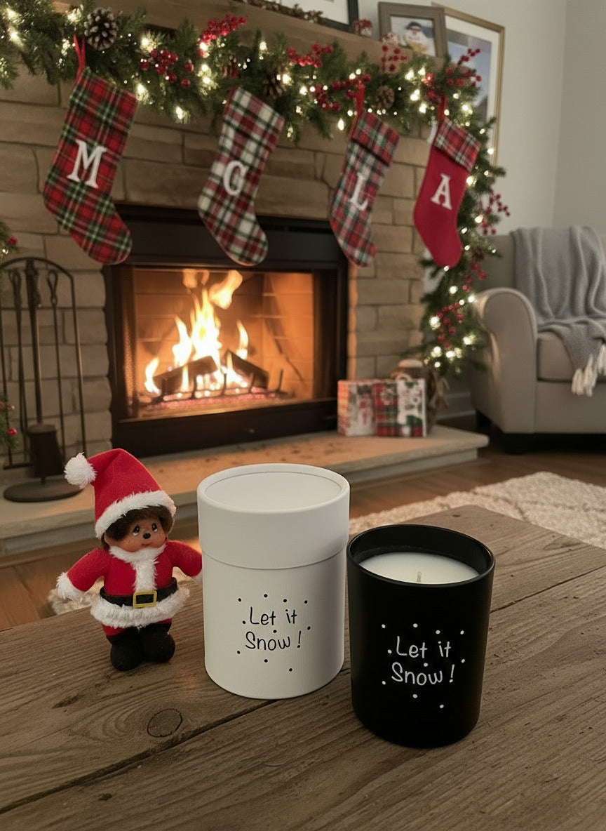 Bougies de Noël artisanale