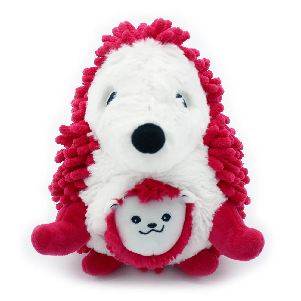 Peluche L'HERISSON MAMAN & BEBE BETTERAVE
