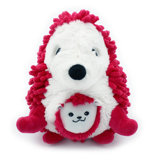 Peluche L'HERISSON MAMAN & BEBE BETTERAVE
