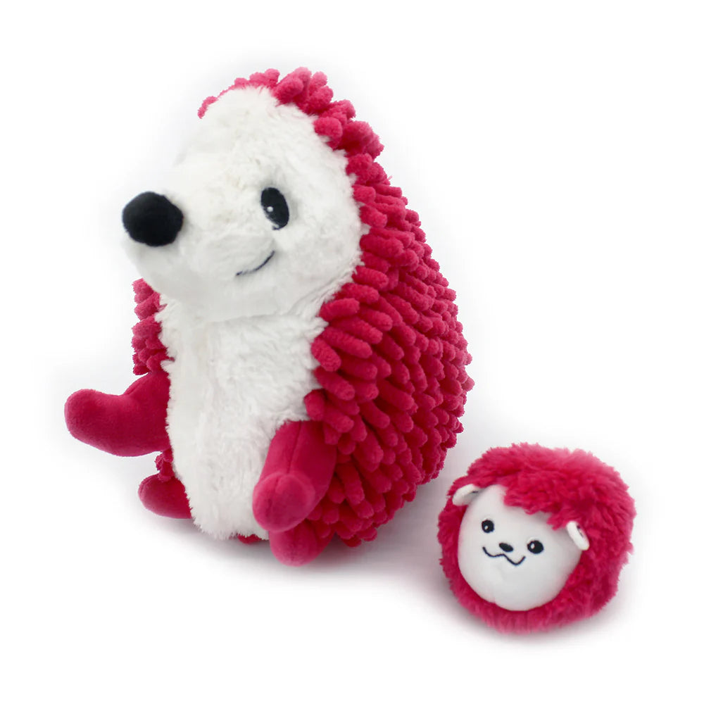 Peluche L'HERISSON MAMAN & BEBE BETTERAVE