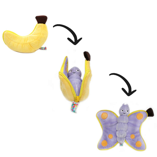 Peluche Poppet le papillon/banane - Flipetz