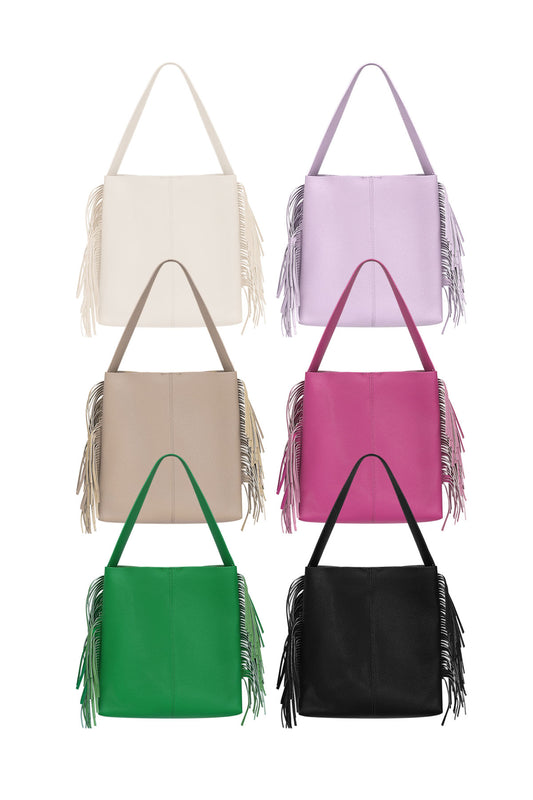 Sac franges et sa pochette