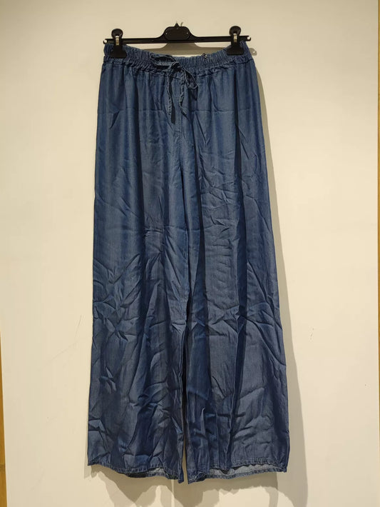 Pantalon fluide denim