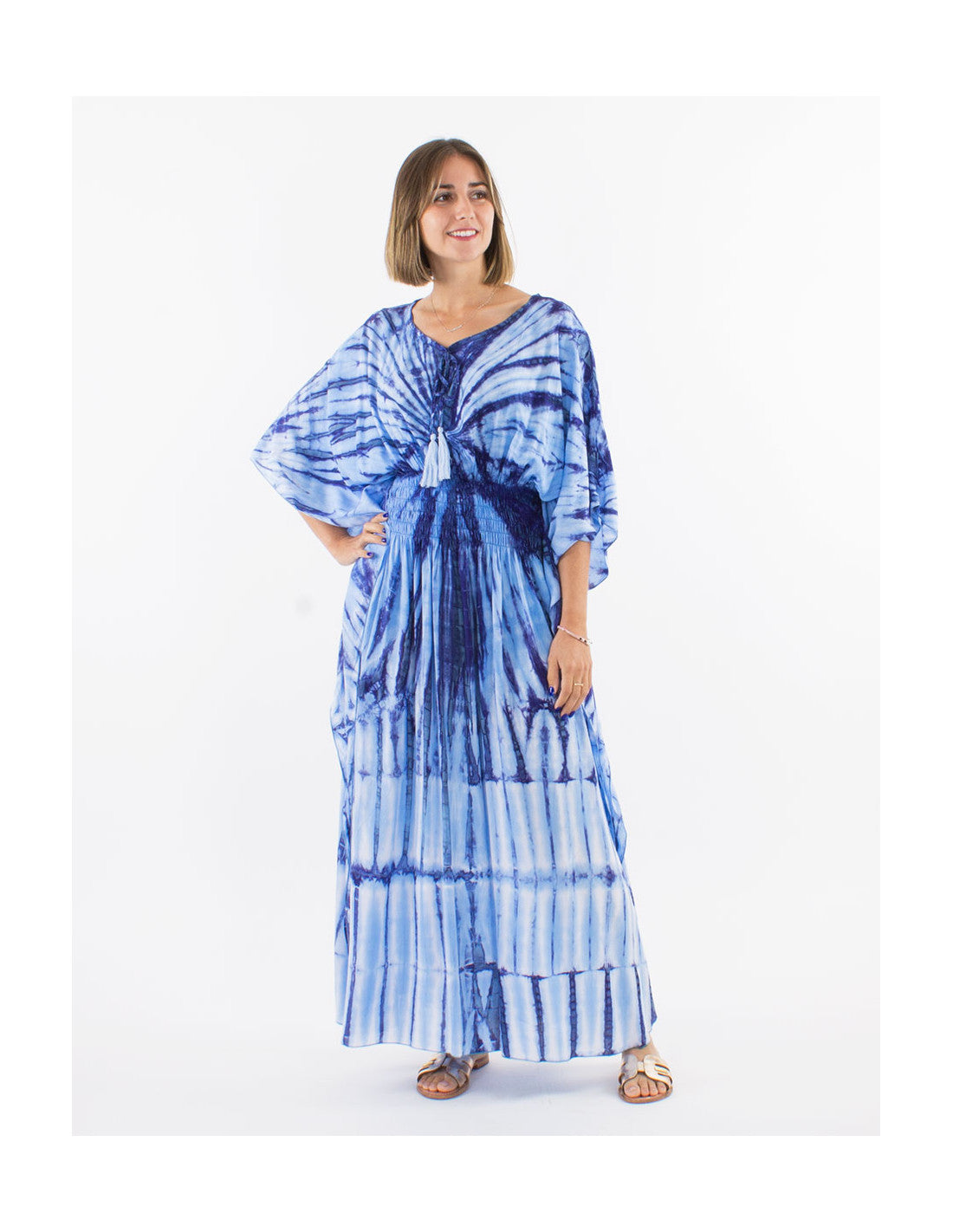 Robe plage tie & dye en destockage !