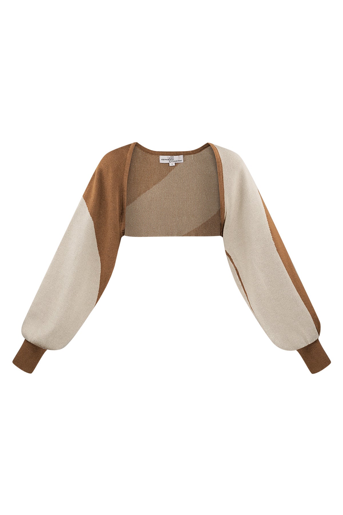 Boléro en Maille Contrastée "Luna" – Le Shrug Ultra-Tendance