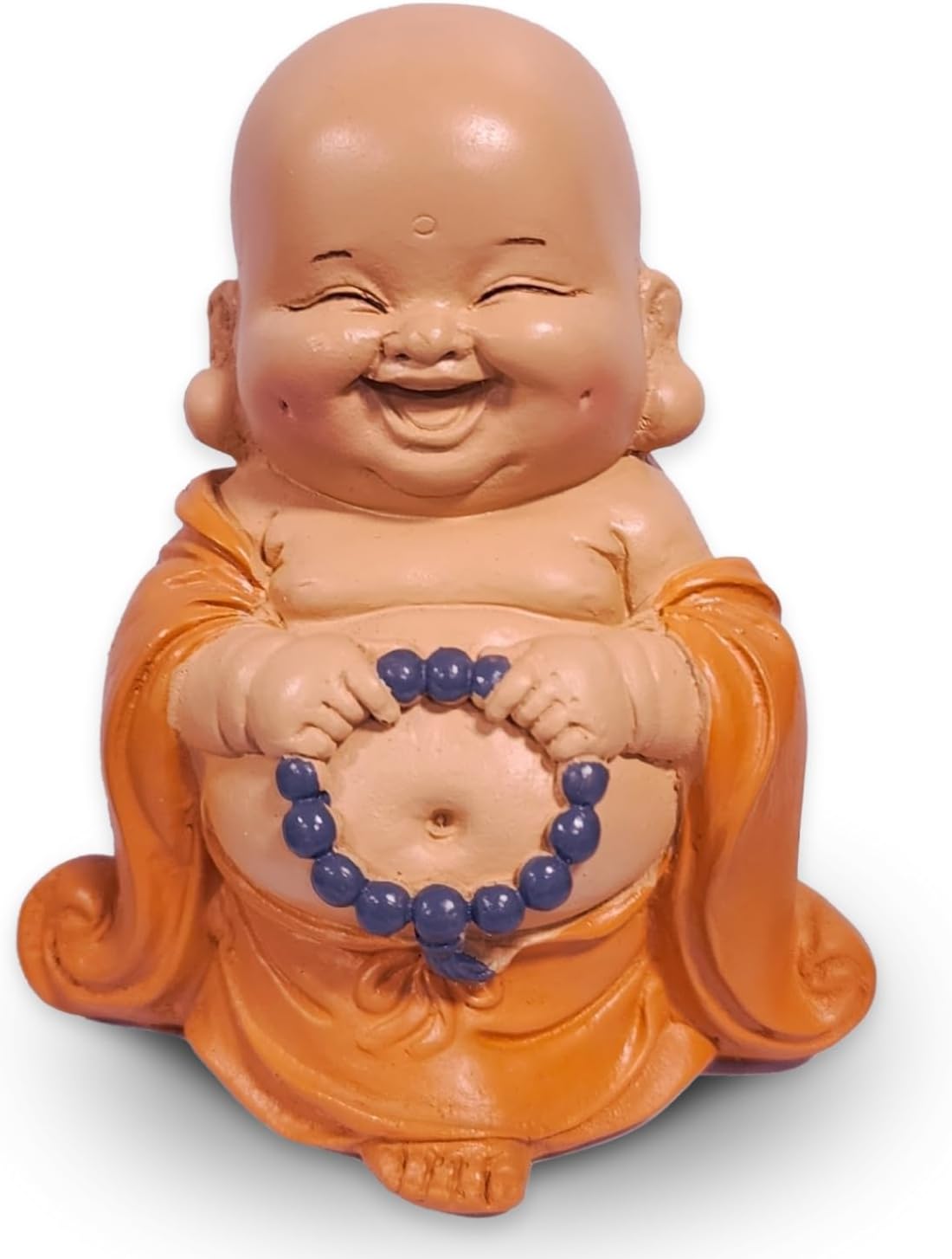 Statuette Bouddha Rieur avec Chapelet