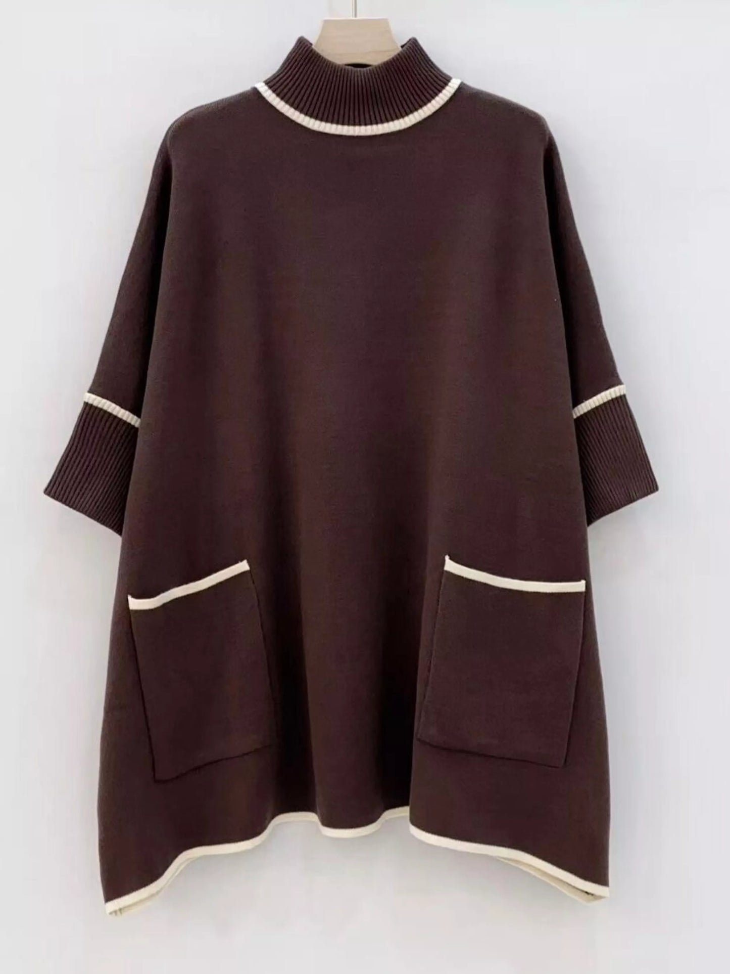 Pull chaud col roulé