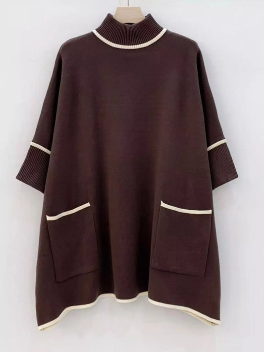 Pull chaud col roulé