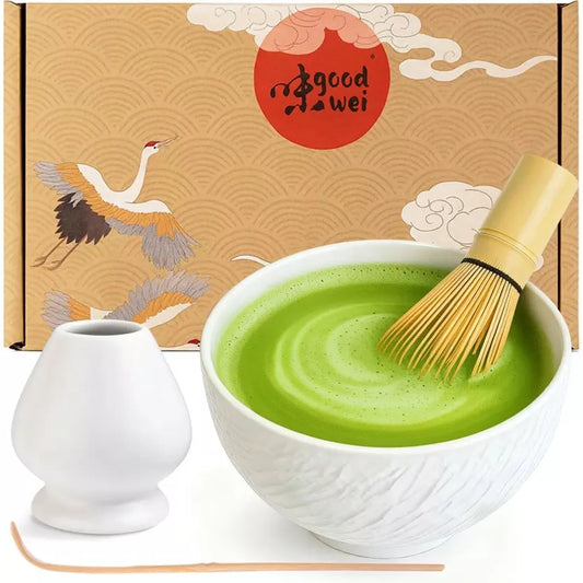 Ensemble Match Latte 4 pièces "Rokku Shiro"