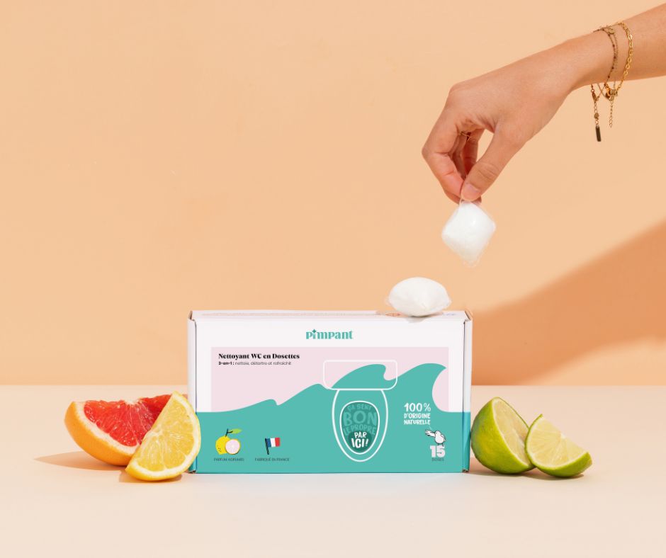 Nettoyant WC en dosettes 3-en-1