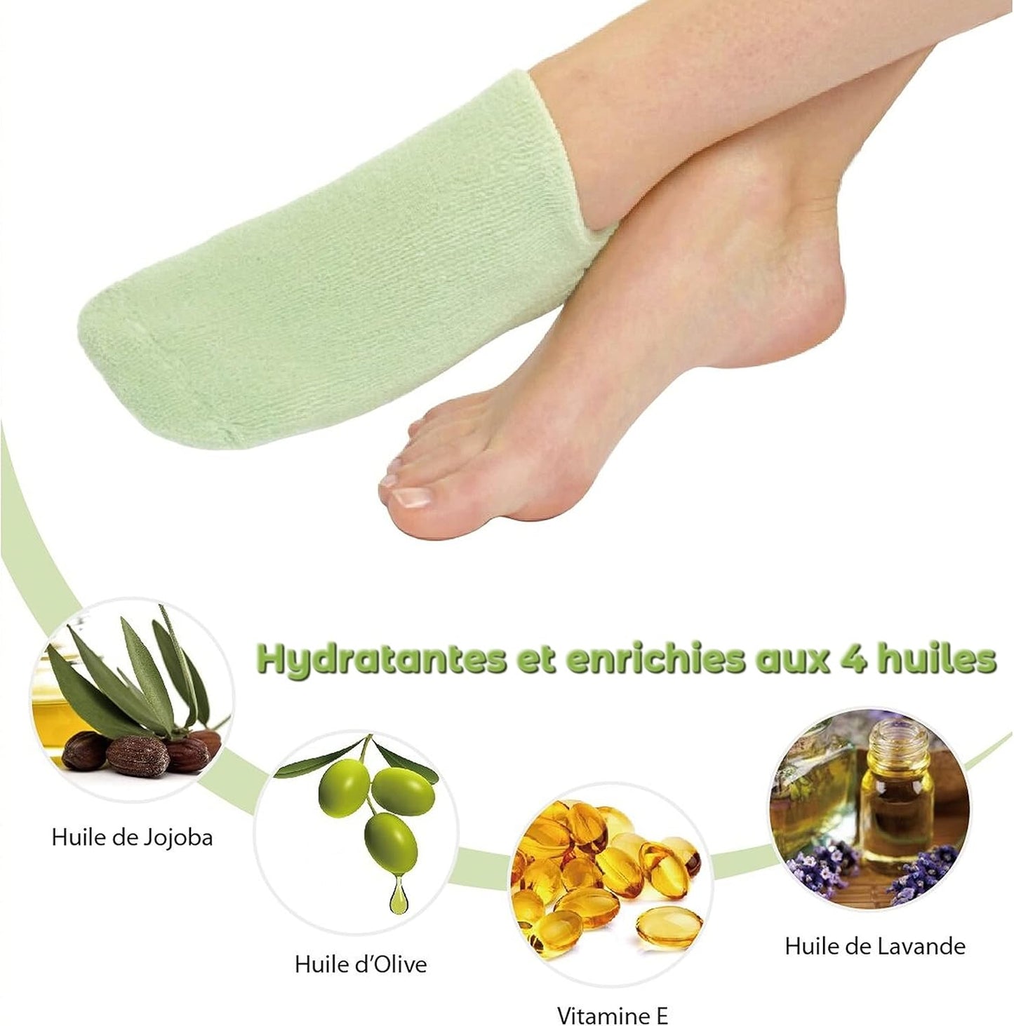 Chaussettes SPA Adoucissantes réutilisable 40 fois