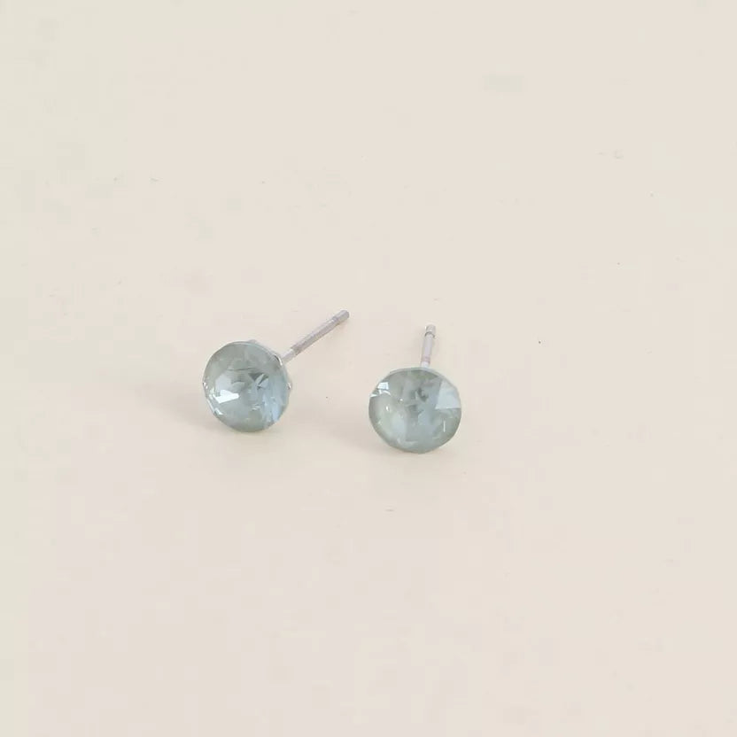 Boucles puces ornées de cristaux Swarovski Bohm Paris