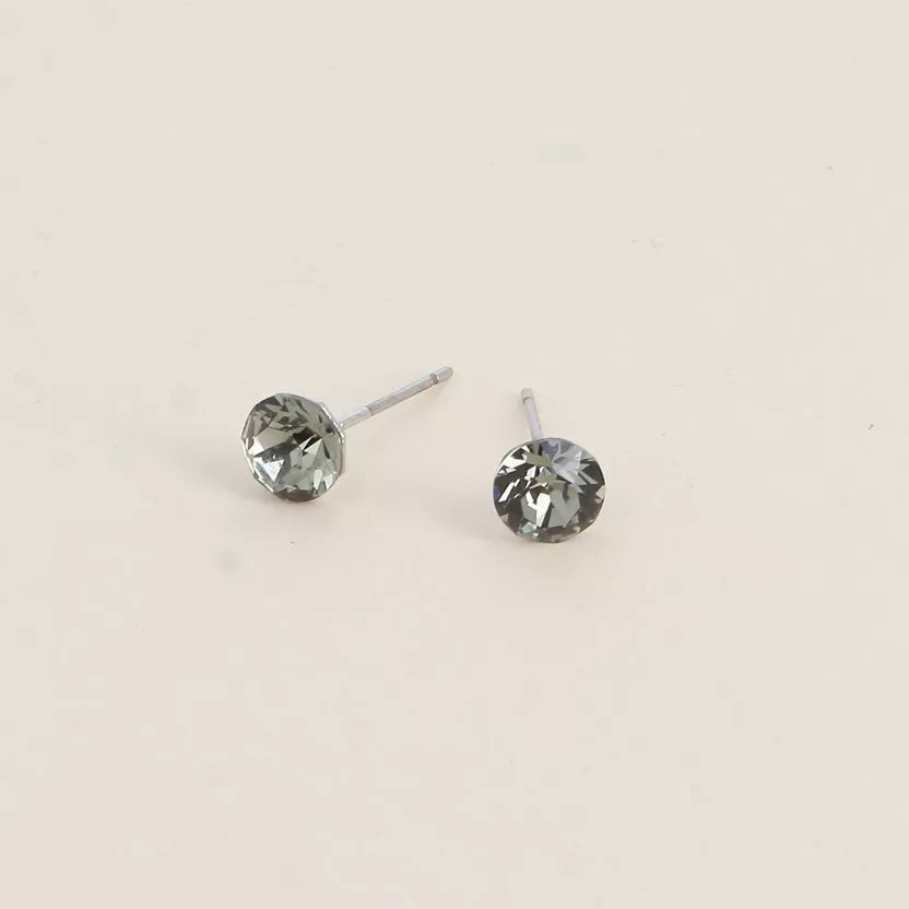 Boucles puces ornées de cristaux Swarovski Bohm Paris