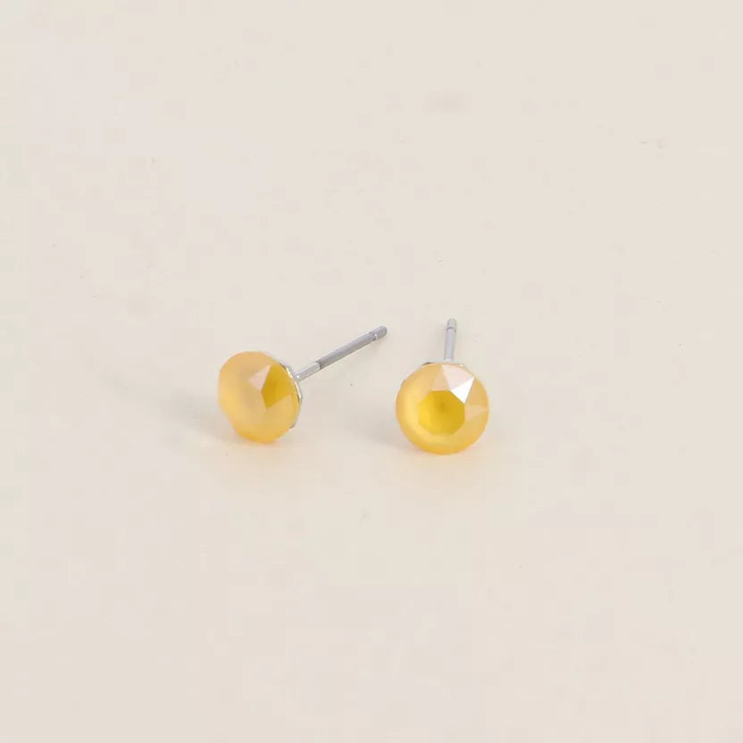 Boucles puces ornées de cristaux Swarovski Bohm Paris