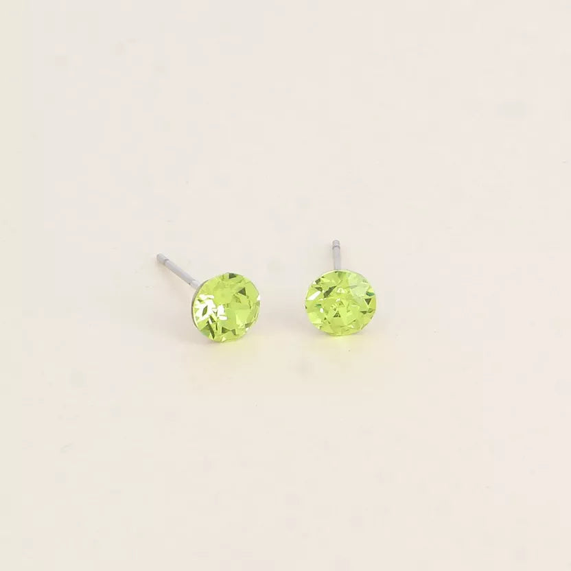 Boucles puces ornées de cristaux Swarovski Bohm Paris
