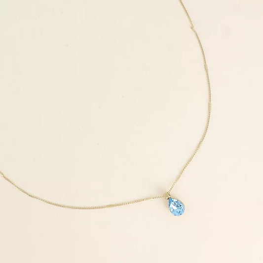Collier orné de cristaux de Swarovski® Goutte Bohm Paris