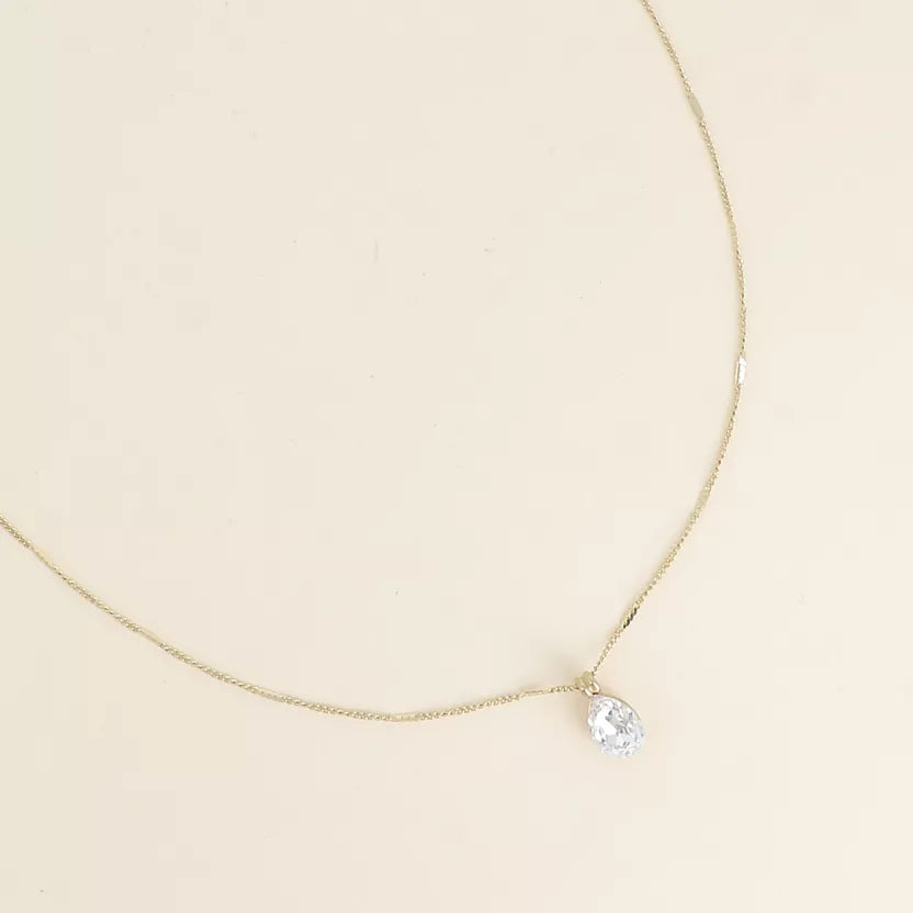 Collier orné de cristaux de Swarovski® Goutte Bohm Paris