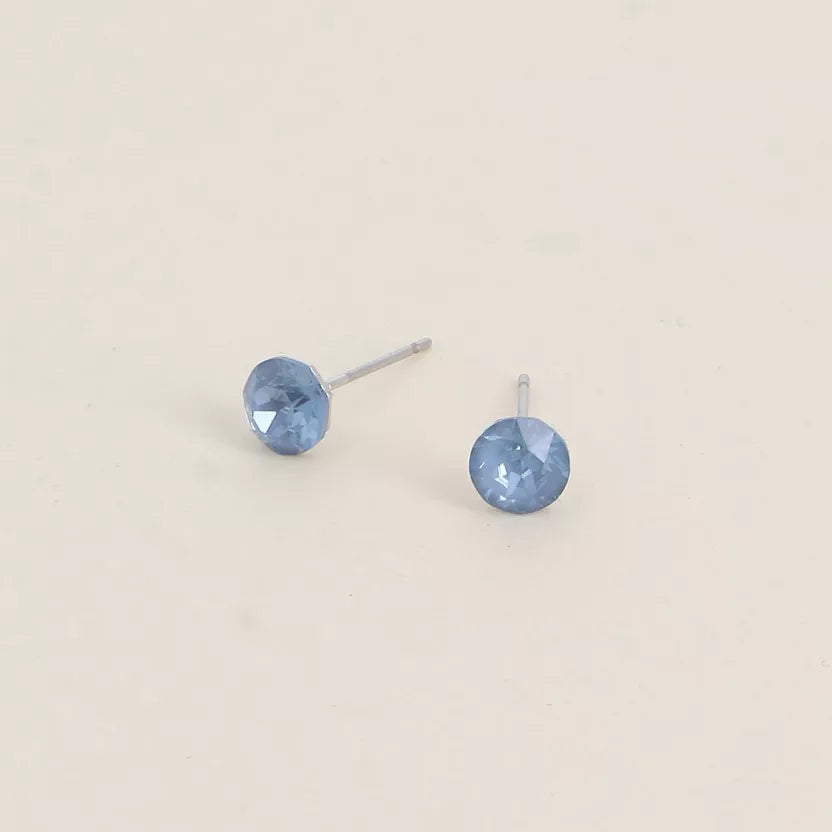 Boucles puces ornées de cristaux Swarovski Bohm Paris