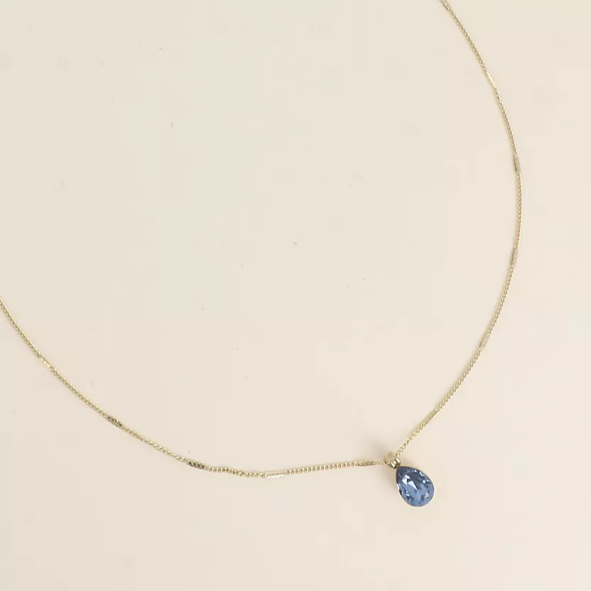 Collier orné de cristaux de Swarovski® Goutte Bohm Paris