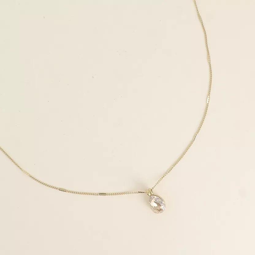 Collier orné de cristaux de Swarovski® Goutte Bohm Paris