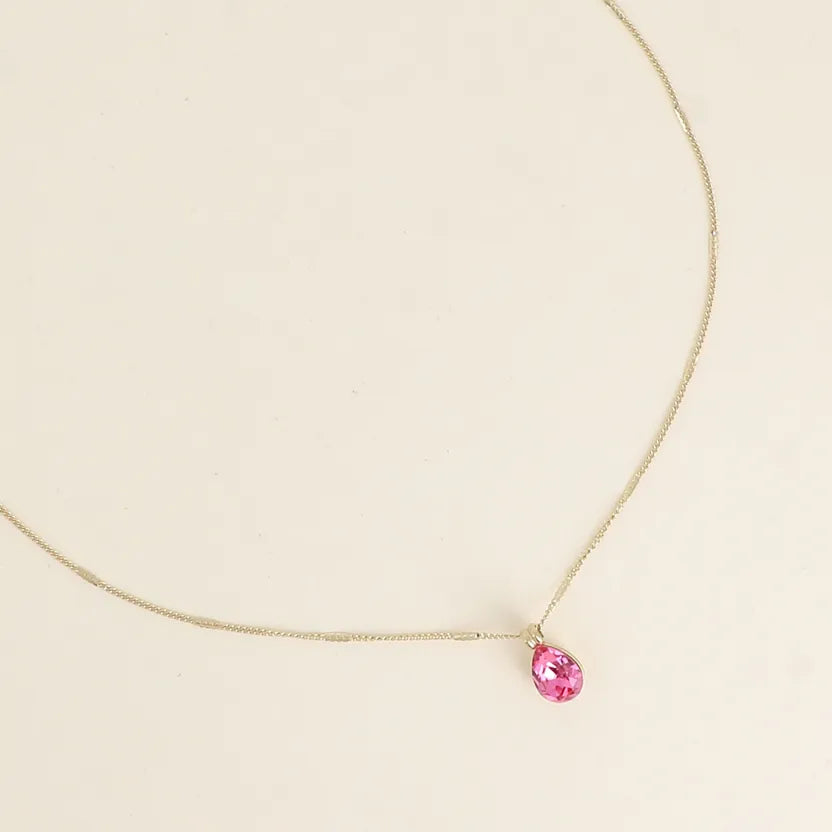 Collier orné de cristaux de Swarovski® Goutte Bohm Paris
