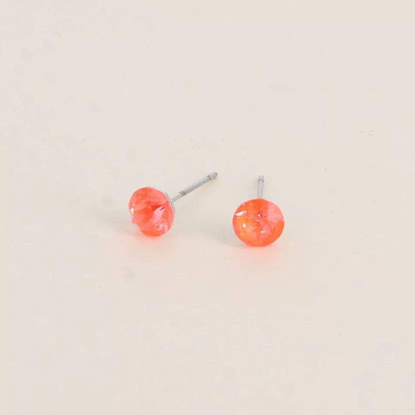 Boucles puces ornées de cristaux Swarovski Bohm Paris