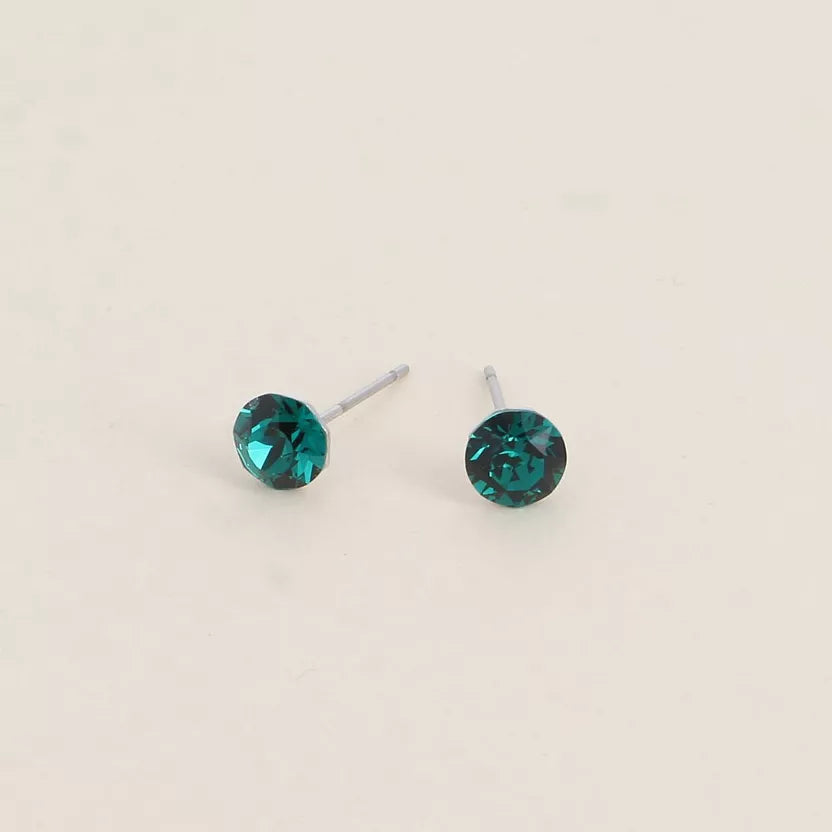 Boucles puces ornées de cristaux Swarovski Bohm Paris