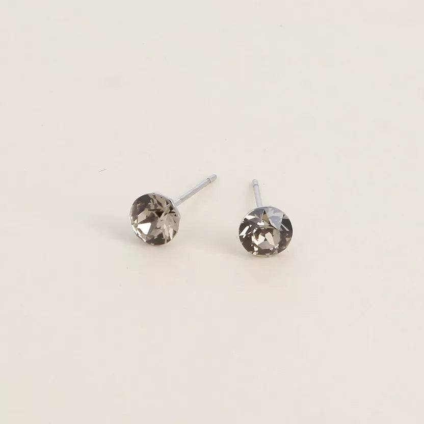 Boucles puces ornées de cristaux Swarovski Bohm Paris