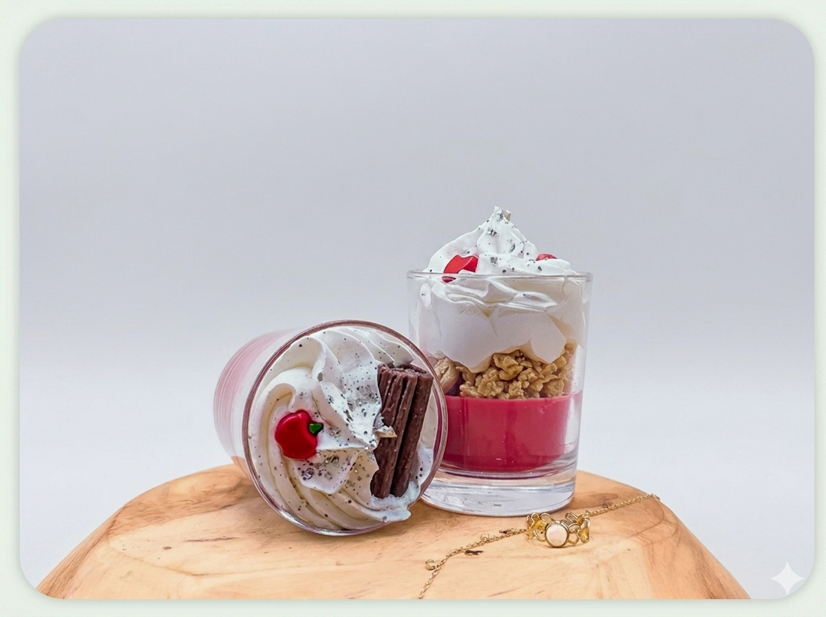 Bougie artisanale et son bijoux caché