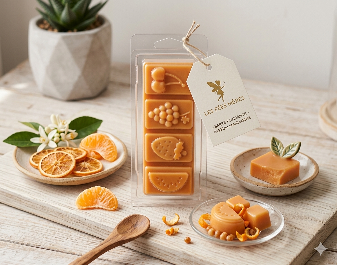 Barre fondante parfumée  100% végétale