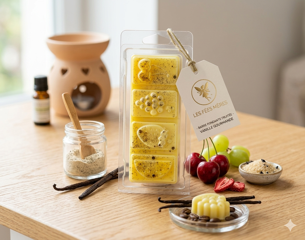 Barre fondante parfumée  100% végétale