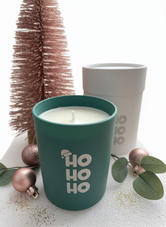 Bougie artisanale HO HO HO