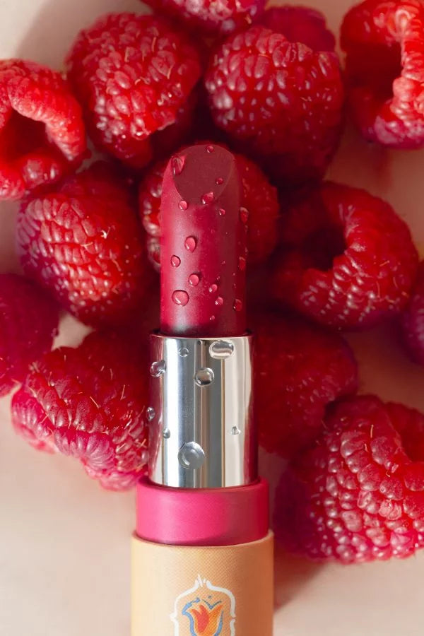 Rouge à lèvres couleur framboise certifié Bio Fabriqué en France