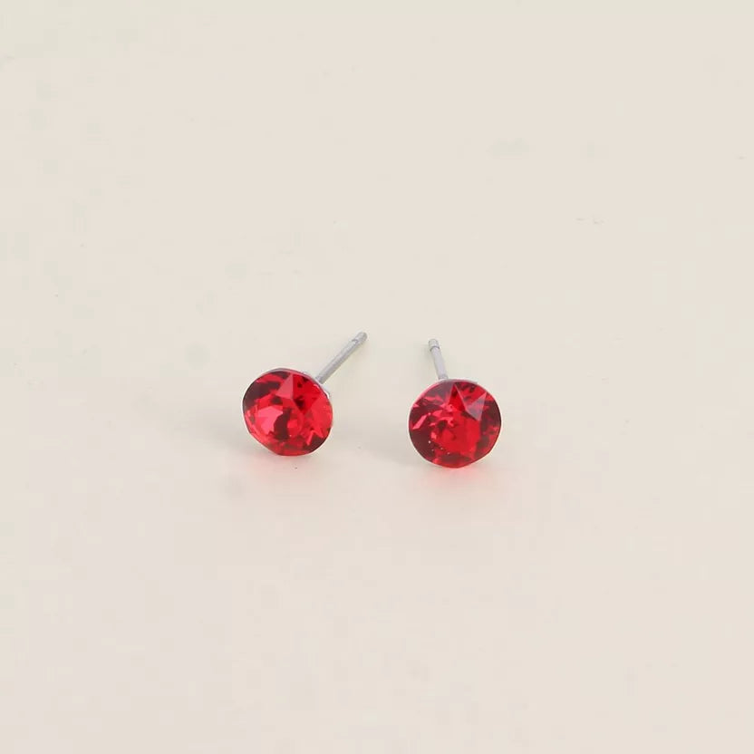 Boucles puces ornées de cristaux Swarovski Bohm Paris