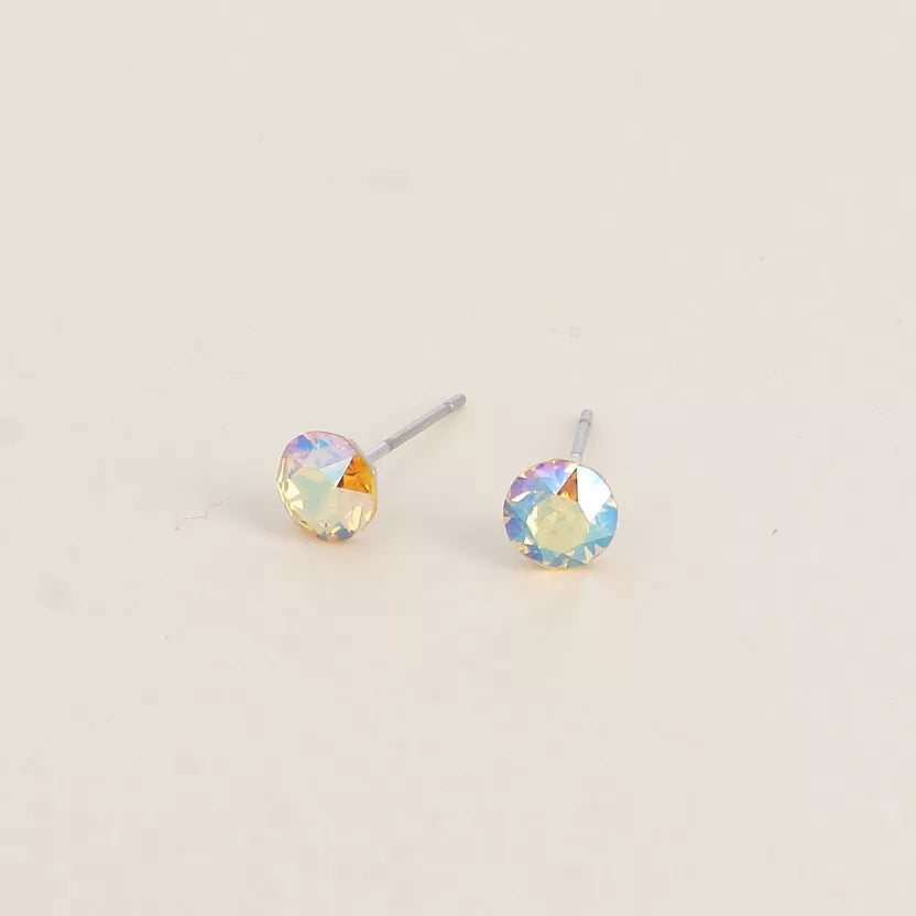 Boucles puces ornées de cristaux Swarovski Bohm Paris