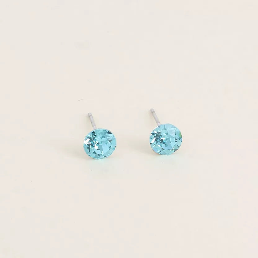 Boucles puces ornées de cristaux Swarovski Bohm Paris