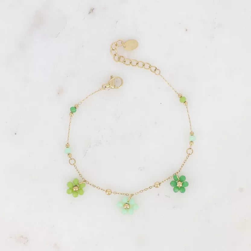 Bracelet danse florale - 3 fleurs- Bohm Paris