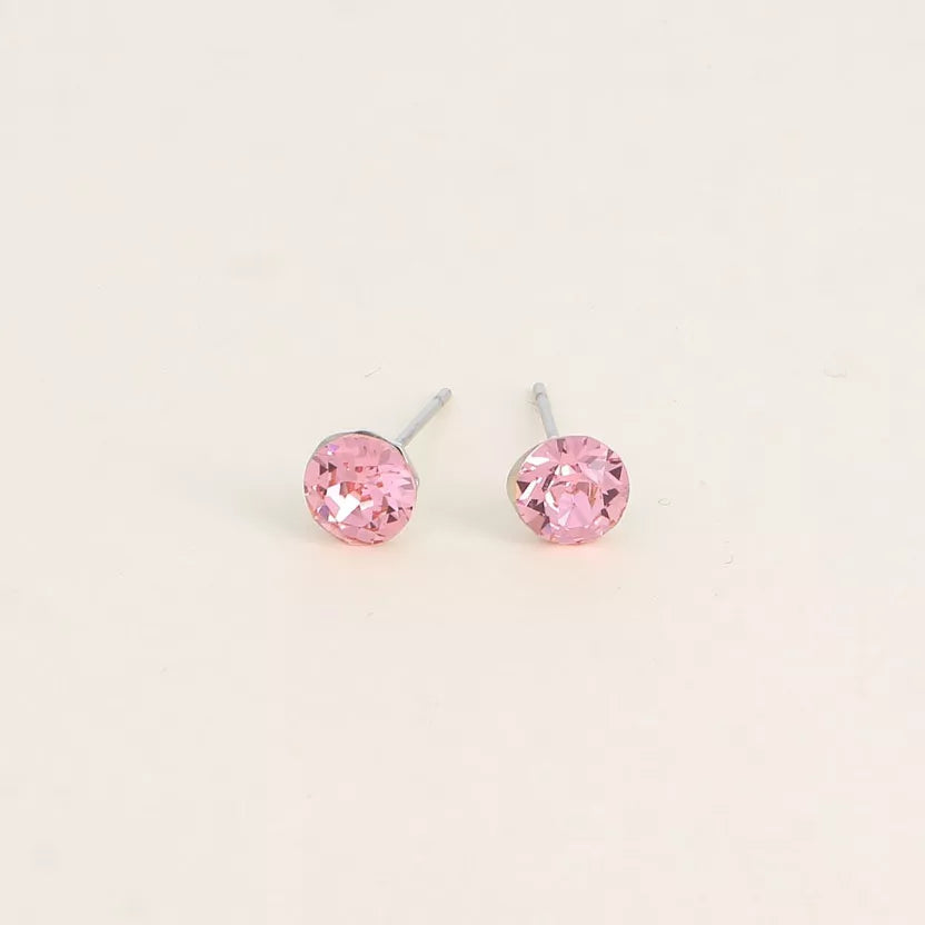 Boucles puces ornées de cristaux Swarovski Bohm Paris
