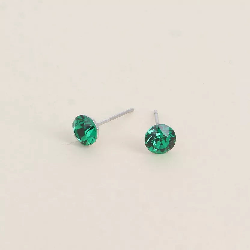 Boucles puces ornées de cristaux Swarovski Bohm Paris