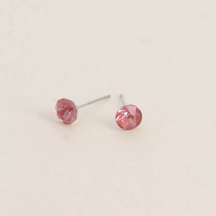 Boucles puces ornées de cristaux Swarovski Bohm Paris