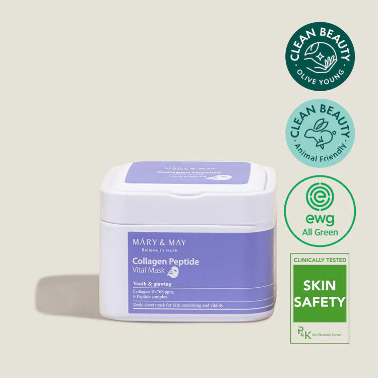 Mary&May Collagen Peptide Vital masques